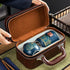 Portable Travel Tea Set with Suitcase